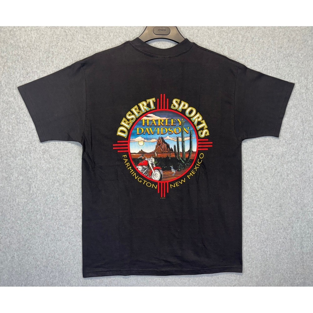 Vintage 1998 Harley Davidson World Class Desert Sports NM T-Shirt Mens Large L